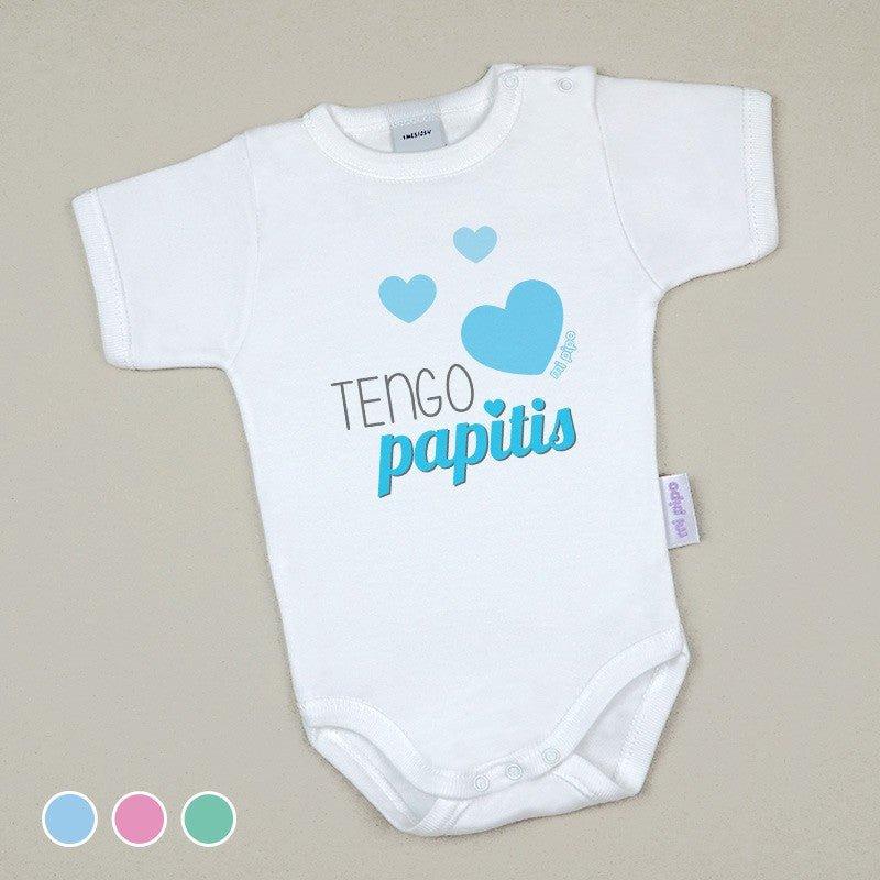 Body Bebé Tengo Papitis Mi Pipo - Nanetes #